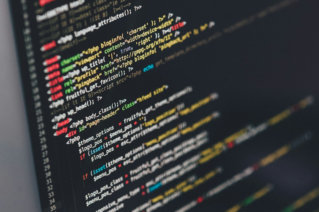 web developer coding