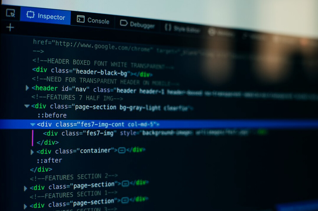developer debugging code